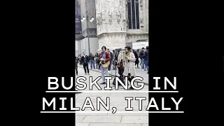 Casually busking in Milan, Italy - Visiting Hours - cover by Sheena Medel, guitar by  Rick Weston