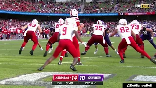 Nebraska OL/Offense vs Northwestern Defense (2022)