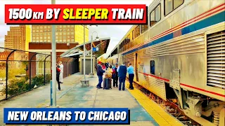 19 HOURS on Amtrak sleeper train: New Orleans to Chicago