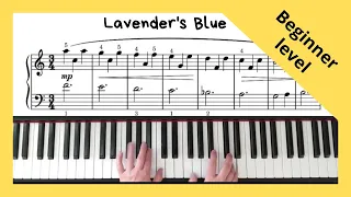 Lavender's Blue (easy piece for piano)