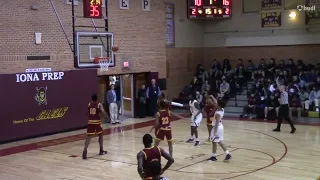 Isaac Gonzalez Iona prep Game Highlights