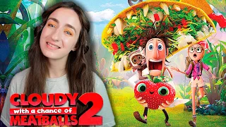 **CLOUDY WITH A CHANCE OF MEATBALLS 2** Made Me Hungry (First Time Watching & Movie Reaction)