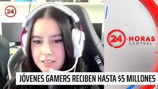 Jóvenes gamers reciben hasta $5 millones de sueldo | 24 Horas TVN Chile