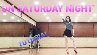 On Saturday Night Linedance by Sue(Tutorial) [Choreo Sukyung Son]