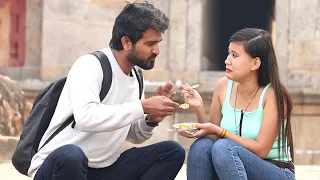 Eating Stranger's Food Prank । Yash Choudhary