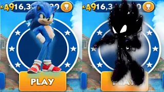 Sonic Dash VS New Character _ Movie Sonic vs All Bosses Zazz Eggman