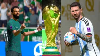FIFA 23 - ARGENTINA VS SAUDI ARABIA ! FIFA  WORLD CUP FINAL 2022  QATAR  ! FIFA 23 PC NEXT GEN