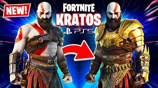 New PS5 *KRATOS* Skin in Fortnite! (Season 5)