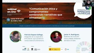 Webinar: "Comunicación ética y comprometida: sembrando narrativas que alimentan"