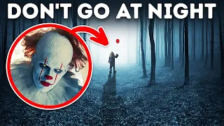 Sinister Clowns Walk in This Forest and Spook People