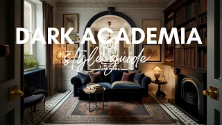 Dark Academia Interior Design Style | Extended Experience