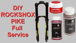 DIY Rockshox Pike full service - 50 and 200 hour maintenance intervals