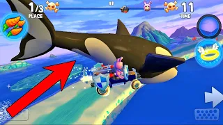 Fly over a Big whale | Beach Buggy Racing 2 #34