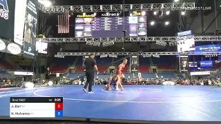 170 Lbs Semifinal - Joshua Barr, Michigan Vs Noah Mulvaney, Wisconsin 0052