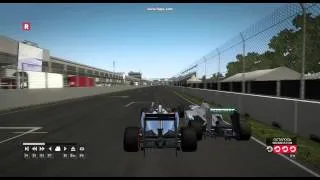 Schumacher can't overtake Hamilton in Canada F1 2012