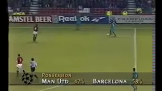 Manchester United 2 - 2 FC Barcelona - 1994 -  Full Match on Granada