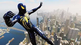 Spider-Man PS4 - Anti-Ock Suit Master Combat, Web Swinging & Free Roam Gameplay