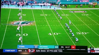 NFL 2018 Week 1 Kickoff Return Touchdown - 101 Yard TD - TITANS vs DOLPHINS