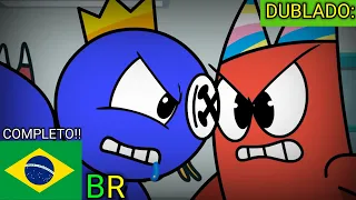 GARTEN OF BANBAN CAPÍTULO 3 VS RAINBOW FRIENDS!!! | DUBLADO | #animation #paródia