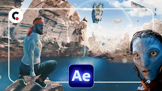 Create an AVATAR PLANET with Matte Painting (After Effects Tutorial)