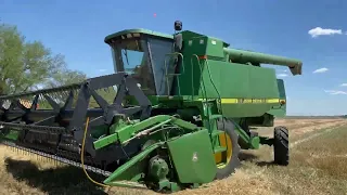 Уборка озимой пшеницы 14.07.2022 ( John Deere 9500)