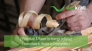 ECOKRAFT - Pine dust and flakes to energy pellets