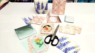 Make Junk Journal Embellishments From Tissue Boxes