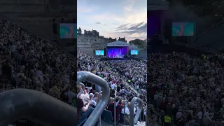 Sunshine on Leith - Edinburgh Castle. Bay City Rollers & Rod Stewart 7th July 2023.