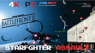 Star Wars Battlefront II in 2024 - Starfighter Assault -  Amazing - Gameplay PC 4K -No Commentary