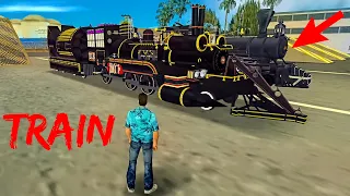 Secret Train in GTA Vice City ! Hidden Place #GTAVC Secret Vehicles Cheats