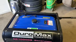 How to start Duromax XP 10,000 Watt Generator