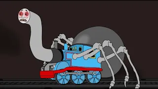 THOMAS THE TRAIN.EXE VS TRAIN EATER! (HORROR CARTOON ANIMATION 2 part) #shorts