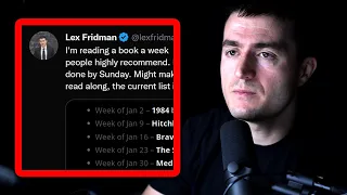 Lex Fridman on Twitter drama over reading list