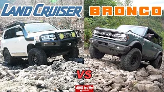 Toyota Land Cruiser vs Ford Bronco - Off-Road Comparison