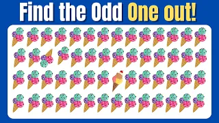 Find the ODD One Out - Sweets Edition🍩🧁🍬-Emoji Quiz