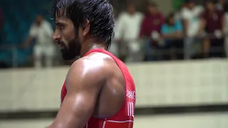 65 KG FINALBAJRANG PUNIA VS VISHAL KALIRAMAN SISAI COMMON WEALTH GAMES WRESTLING TRIAL