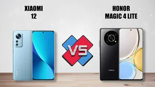 XIAOMI 12 vs HONOR MAGIC 4 LITE - Full specs comparison