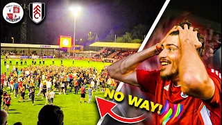 THIS GAME SHOCKED EVERYONE IN ENGLAND | Crawley Town UPSETS Fulham (Pitch Invasion)