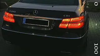 MERCEDES-BENZ E 350 CDI ACCELERATION 0 - 100