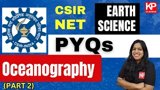 Earth Science Previous Year Paper Analysis (Part 2)🎯 | CSIR NET June 2024 | Oceanography