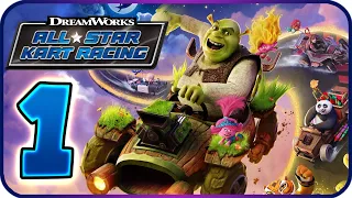 DreamWorks All-Star Kart Racing Part 1 Gameplay Walkthrough (PC, PS4, XB1, Switch)