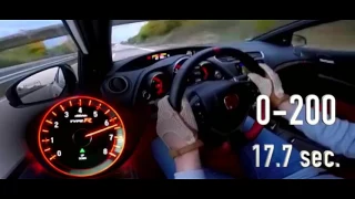 Civic Type R 310hp   0 270 km  h acceleration 60FPS    2017