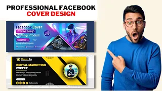 How to Professional Facebook cover design in canva tutorial | Digital Marketing experts cover design