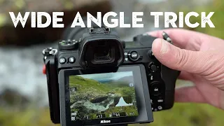 A simple WIDE ANGLE TRICK I use successfully every time | Photography On Location
