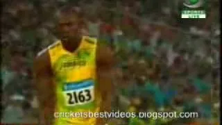 Usain Bolt 200m Video World Record At Olympics 19 30 seconds.mpg