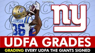 Giants UDFA Grades: All UDFAs That Signed With NY Giants After The 2024 NFL Draft