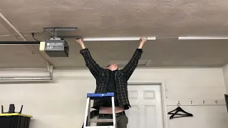 Installing LED light strips in the garage