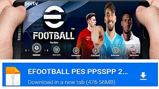 EFOOTBALL  PES PPSSPP 2024 100% ATUALIZADO, BRASILEIRÃO, EUROPEU, ULTIMAS TRANSFERÊNCIAS, NOVAS FAÇE