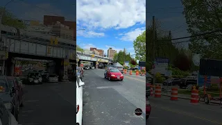 Amtrak Train Overpass Eastchester Rd by Calvary Hospital in the Bronx | @CityAdvenTours | #shorts