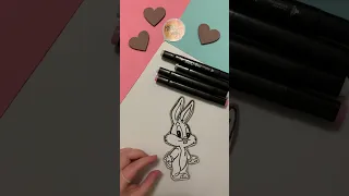 Looney Tunes (Bugs Bunny) Craft - Easy Craft Ideas - DIY #Shorts #tiktok